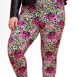 Torrid Betsey Johnson Rose Leggings